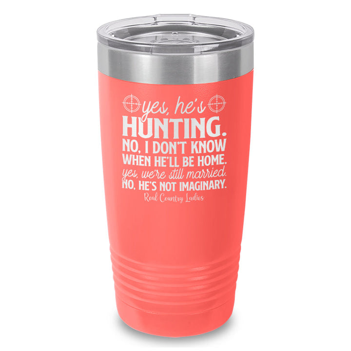 Black Friday | Yes He's Hunting Laser Etched Tumbler