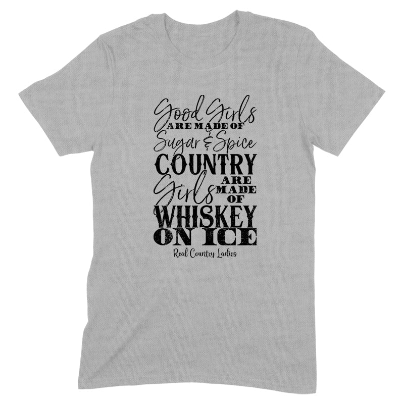 Black Friday | Whiskey On Ice Black Print Front Apparel