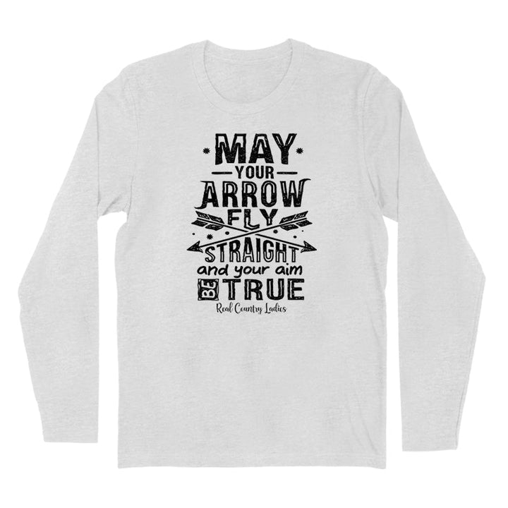 Black Friday | Arrow Fly Straight Black Print Hoodies & Long Sleeves