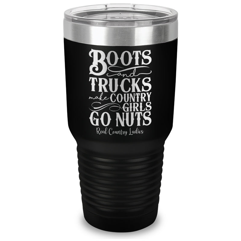 Black Friday | Boots And Trucks Laser Etched Tumbler