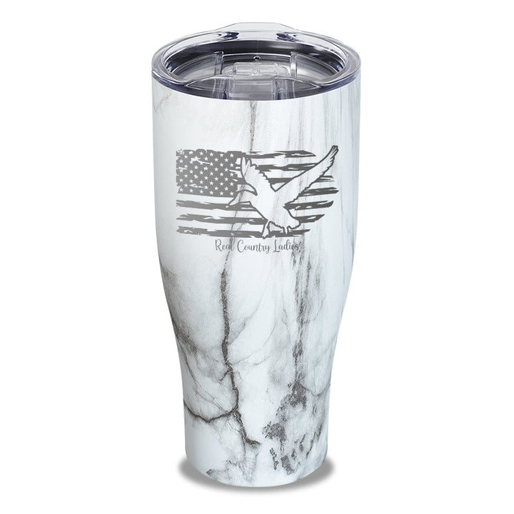 Black Friday | Duck USA Flag Laser Etched Tumbler