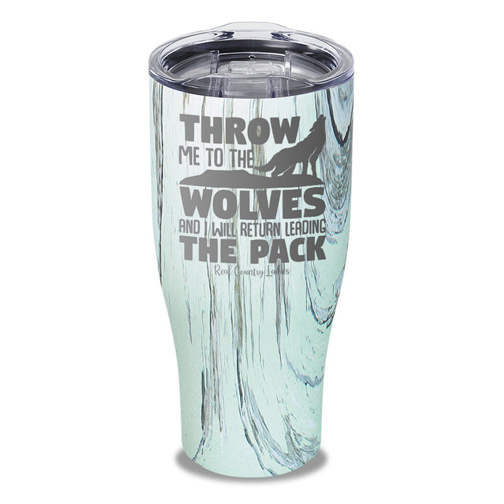 Black Friday | Throw Me To The Wolves Laser Etched Tumbler