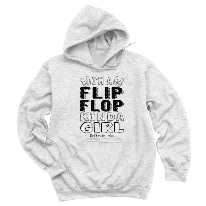 Blowout | I'm A Flip Flop Kinda Girl Black Print Hoodies & Long Sleeves