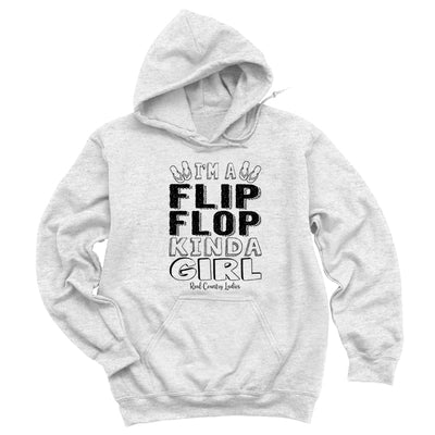 Blowout | I'm A Flip Flop Kinda Girl Black Print Hoodies & Long Sleeves