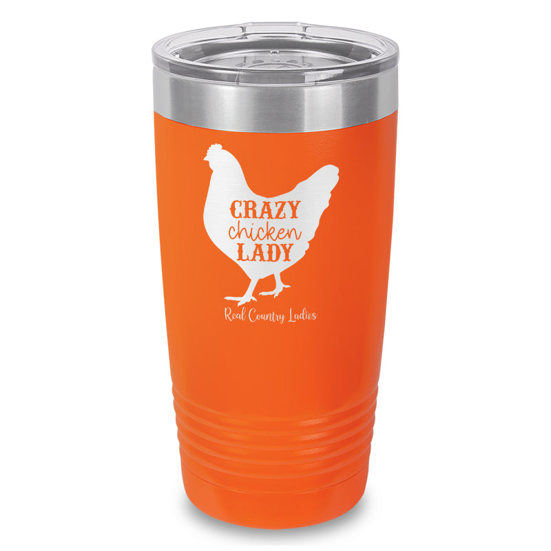 Black Friday | Crazy Chicken Lady Laser Etched Tumbler