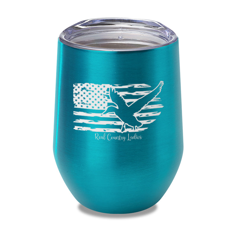 Black Friday | Duck USA Flag Laser Etched Tumbler