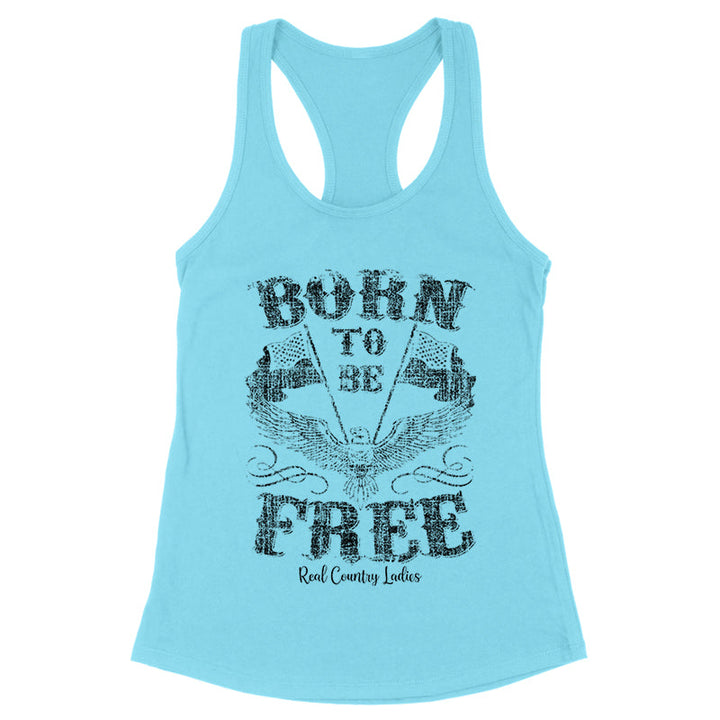 Black Friday | Born To Be Free Black Print Front Apparel