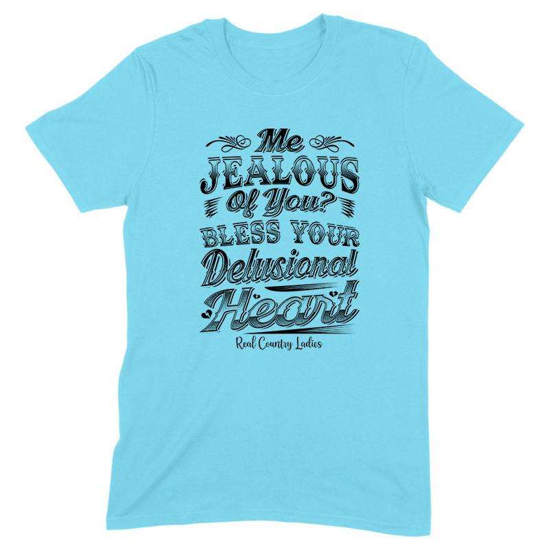 Blowout |  Me Jealous Of You Black Print Front Apparel