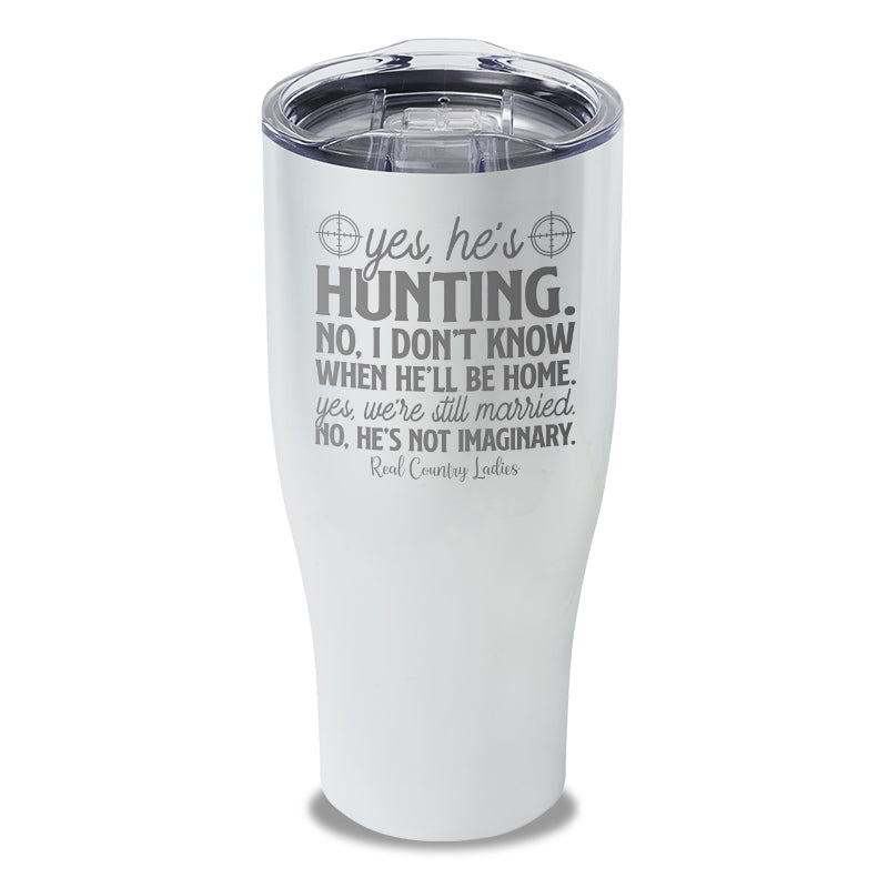 Black Friday | Yes He's Hunting Laser Etched Tumbler