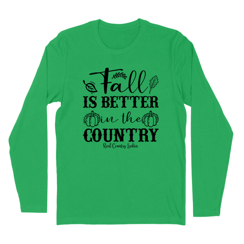 Blowout | Fall Is Better In The Country Black Print Hoodies & Long Sleeves