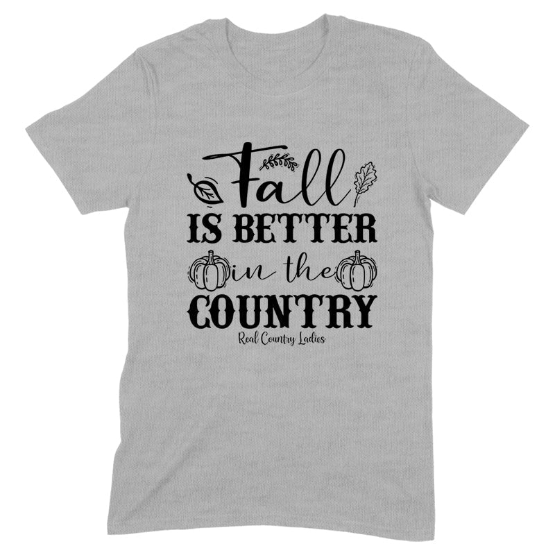 Blowout |  Fall Is Better In The Country Black Print Front Apparel