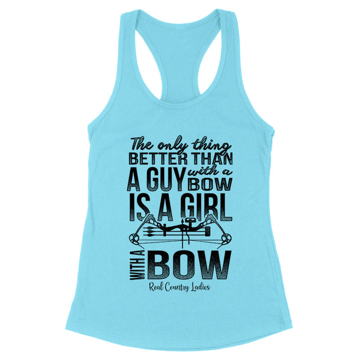 Black Friday | A Girl With A Bow Black Print Front Apparel