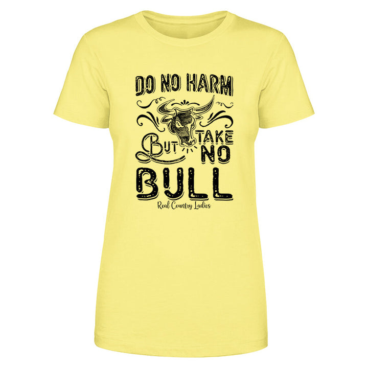 Black Friday | Take No Bull Black Print Front Apparel