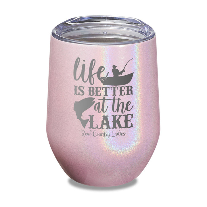 Black Friday | Life Is Better At The Lake Laser Etched Tumbler