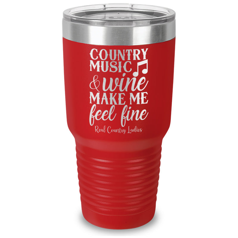 Black Friday | Country Music And Wine Laser Etched Tumbler