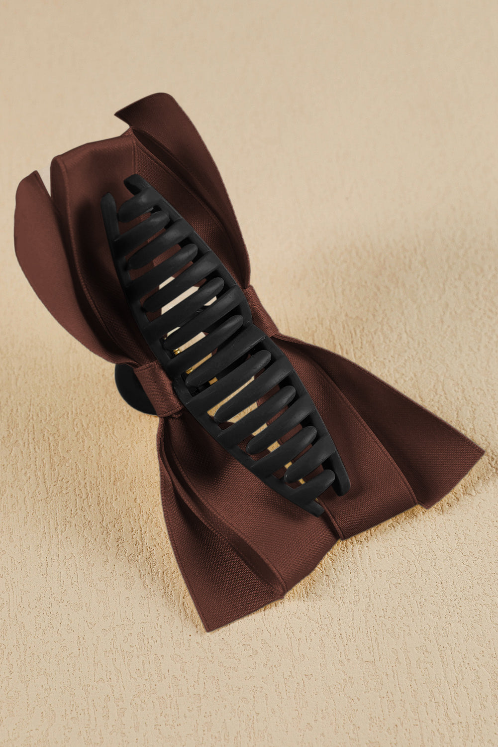 Black Bow Hair Claw Clip