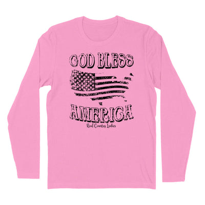 Blowout | God Bless America Black Print Hoodies & Long Sleeves