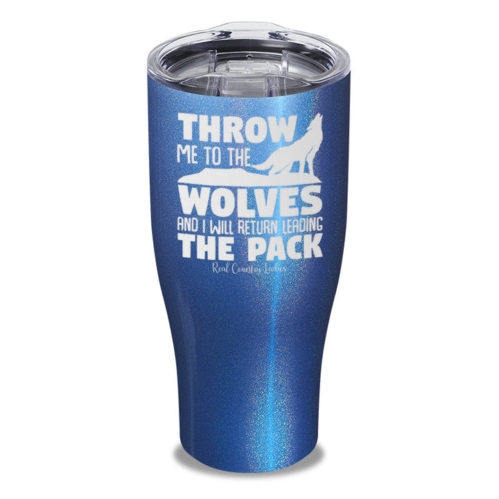 Black Friday | Throw Me To The Wolves Laser Etched Tumbler