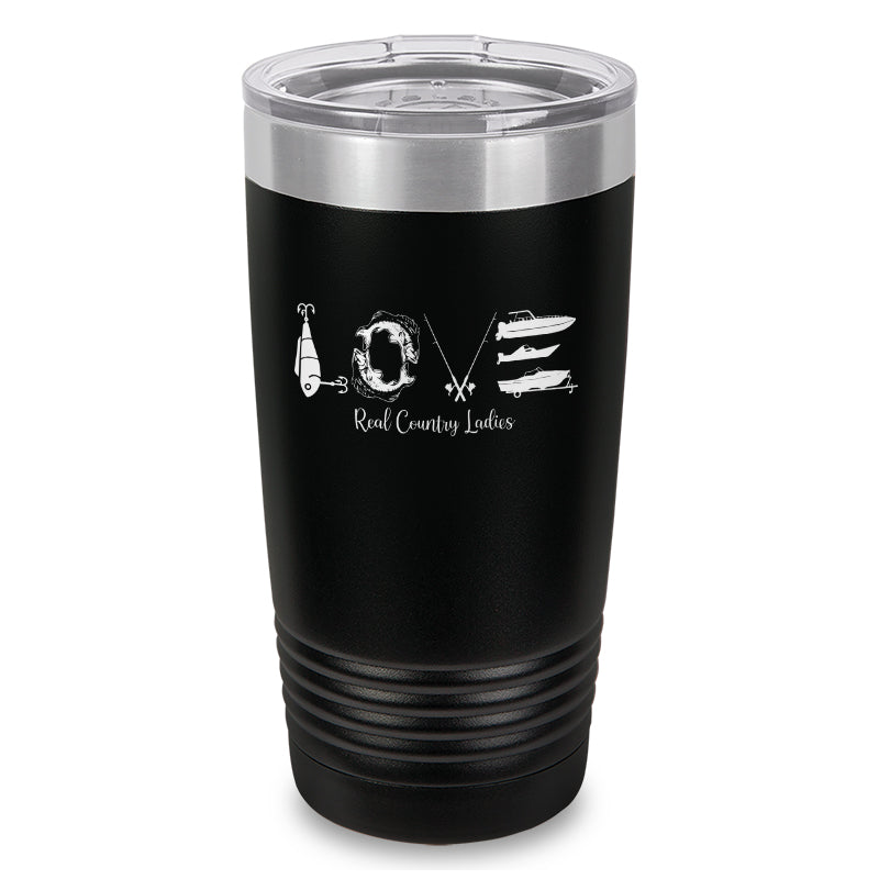 Black Friday | Fishing Love Laser Etched Tumbler