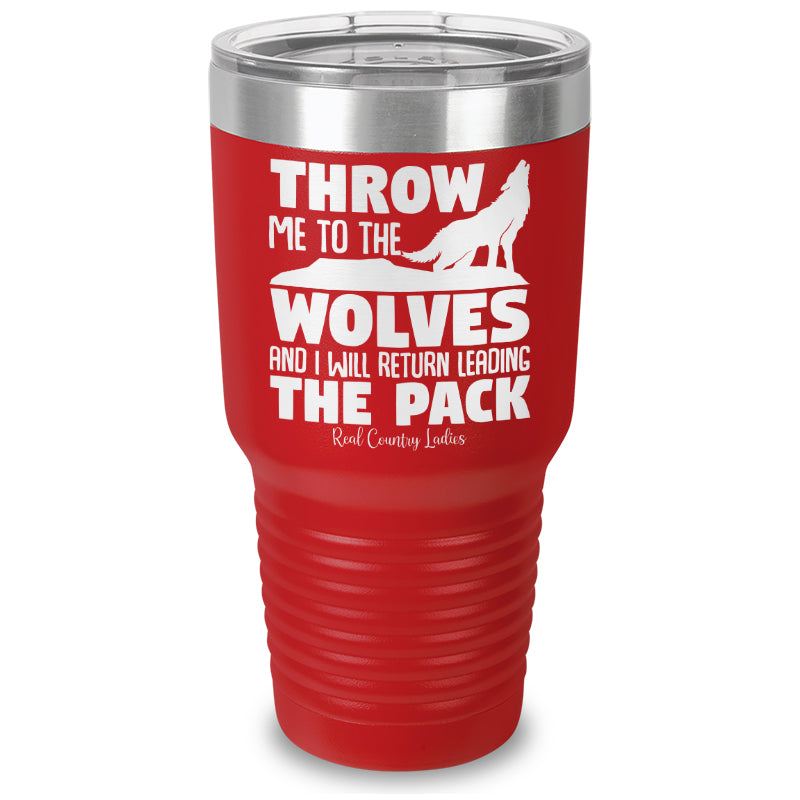 Black Friday | Throw Me To The Wolves Laser Etched Tumbler