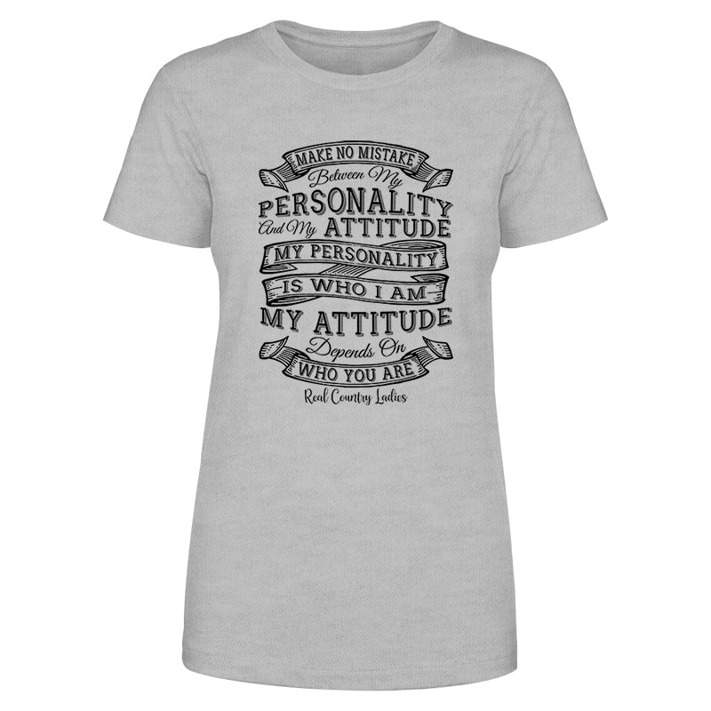 Blowout |  Personality Attitude Black Print Front Apparel