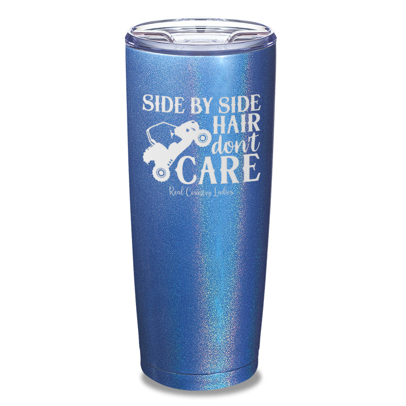 Black Friday | Side By Side Hair Don't Care Laser Etched Tumbler