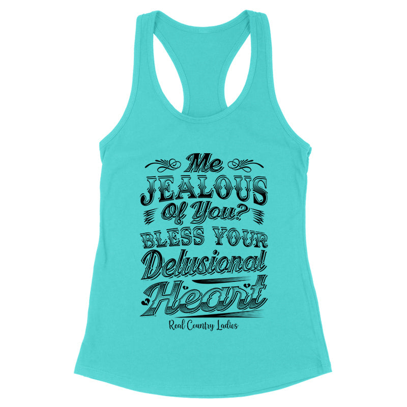 Blowout |  Me Jealous Of You Black Print Front Apparel