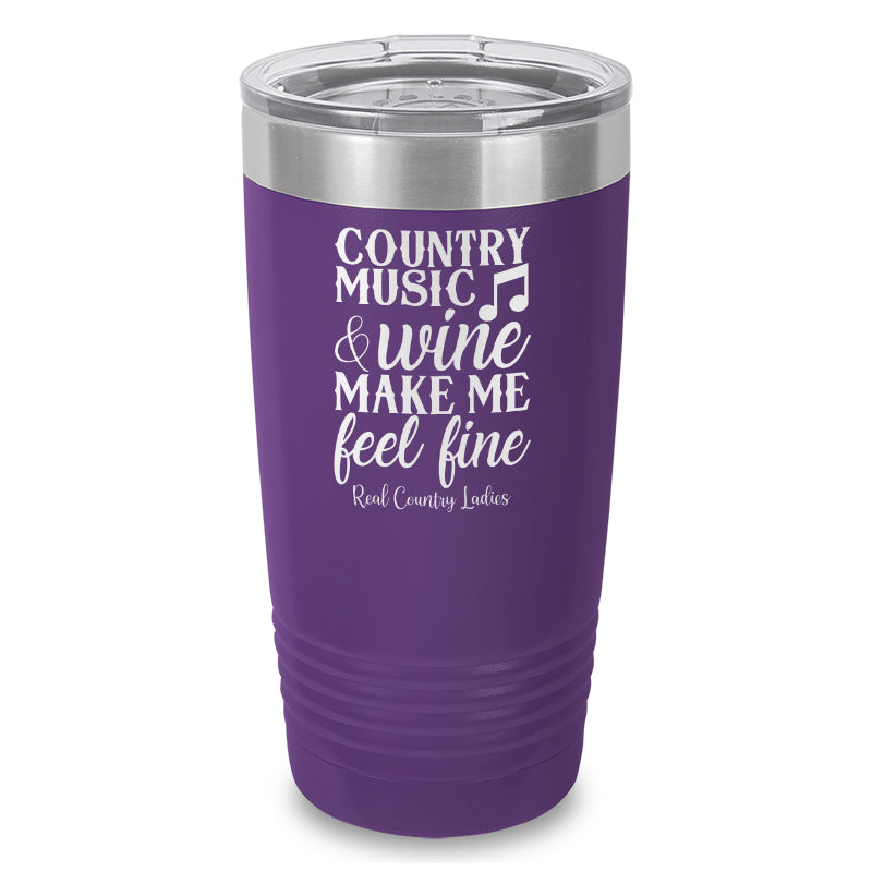 Black Friday | Country Music And Wine Laser Etched Tumbler