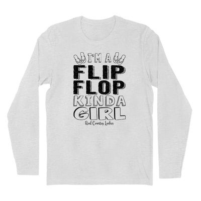 Blowout | I'm A Flip Flop Kinda Girl Black Print Hoodies & Long Sleeves