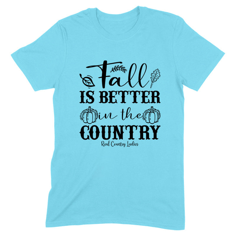 Blowout |  Fall Is Better In The Country Black Print Front Apparel