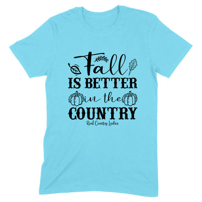 Falling For Deals | Fall Is Better In The Country Black Print Front Apparel