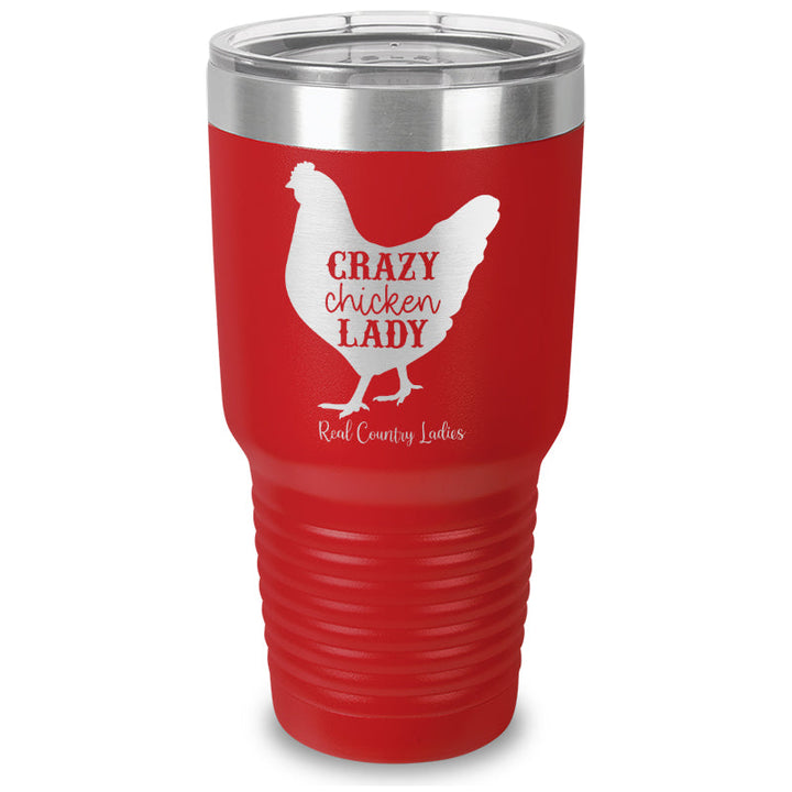 Black Friday | Crazy Chicken Lady Laser Etched Tumbler