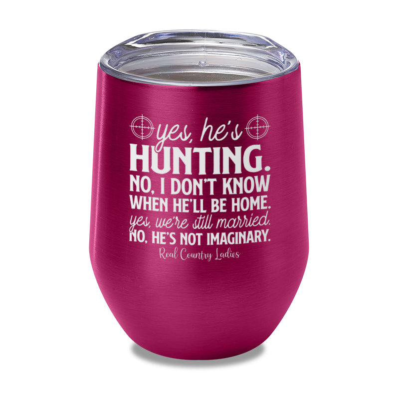 Black Friday | Yes He's Hunting Laser Etched Tumbler