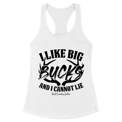 Blowout |  I Like Big Bucks Black Print Front Apparel