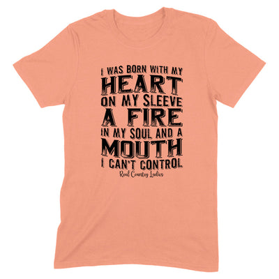 Blowout |  A Mouth I Can't Control Black Print Front Apparel