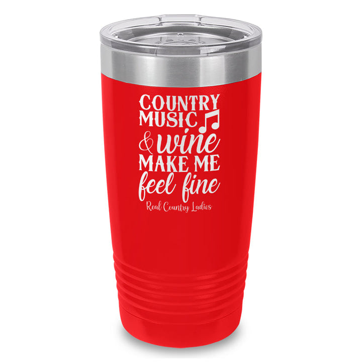 Black Friday | Country Music And Wine Laser Etched Tumbler