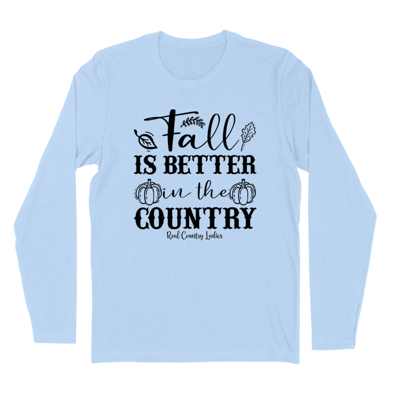 Blowout | Fall Is Better In The Country Black Print Hoodies & Long Sleeves