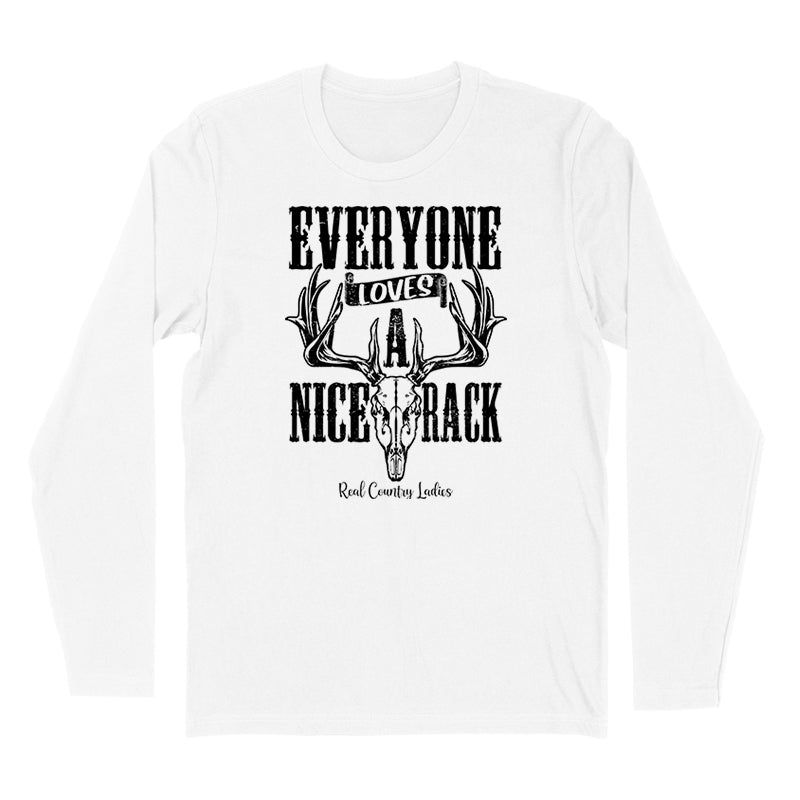 Black Friday | Everyone Loves A Nice Rack Black Print Hoodies & Long Sleeves