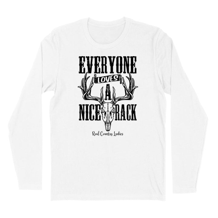 Black Friday | Everyone Loves A Nice Rack Black Print Hoodies & Long Sleeves