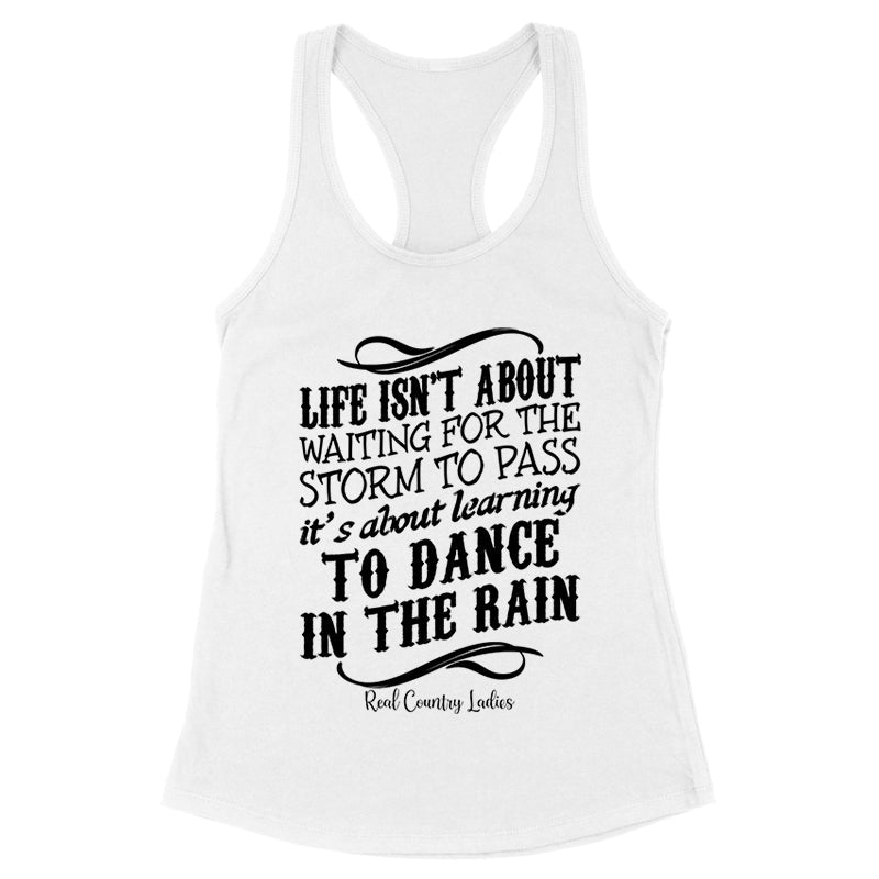 Black Friday | Dance In The Rain Black Print Front Apparel