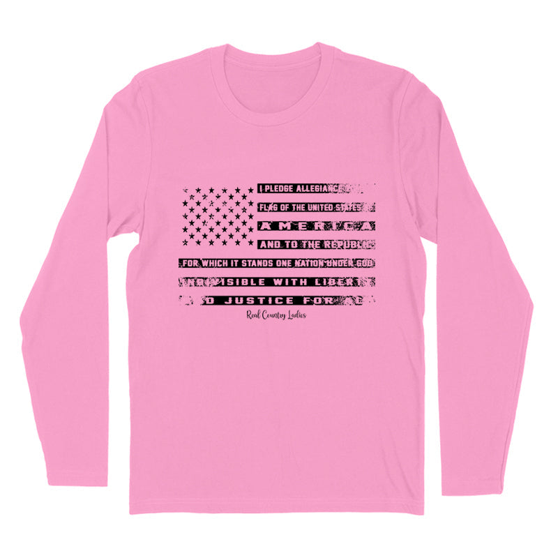 Blowout | I Pledge Allegiance Black Print Hoodies & Long Sleeves