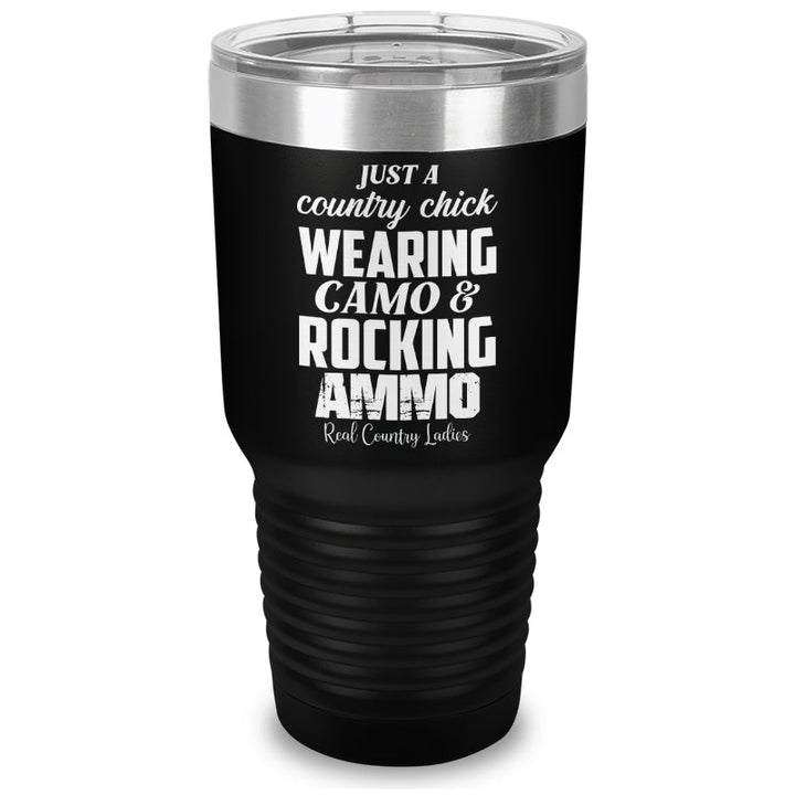 Black Friday | Wearing Camo Rocking Ammo Laser Etched Tumbler