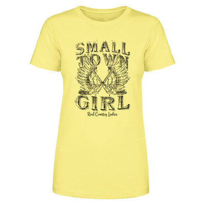 Blowout |  Small Town Girl Black Print Front Apparel