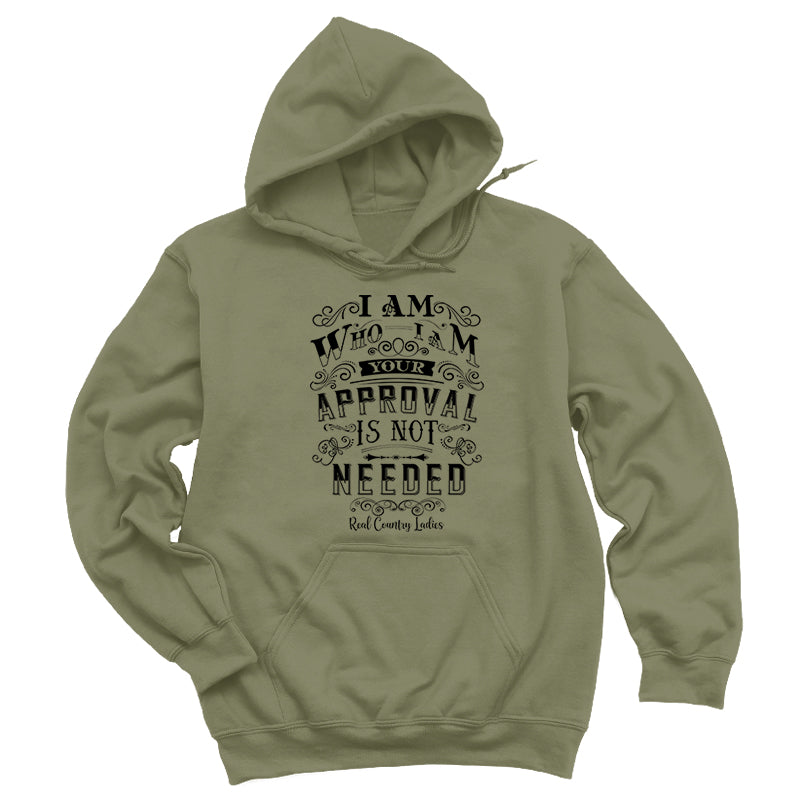 Blowout | I Am Who I Am Black Print Hoodies & Long Sleeves