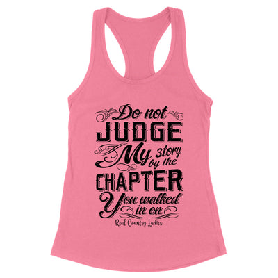 Blowout |  Do Not Judge My Story Black Print Front Apparel