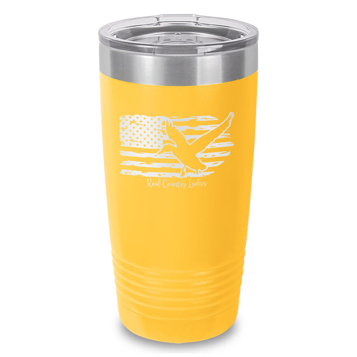 Black Friday | Duck USA Flag Laser Etched Tumbler