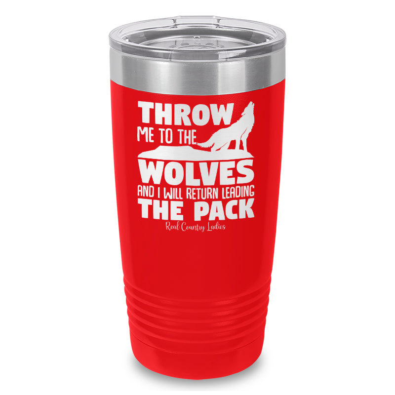 Black Friday | Throw Me To The Wolves Laser Etched Tumbler