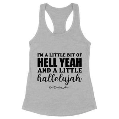 Blowout |  Hell Yeah And Hallelujah Black Print Front Apparel