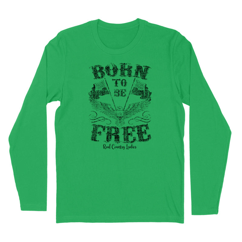 Black Friday | Born To Be Free Black Print Hoodies & Long Sleeves