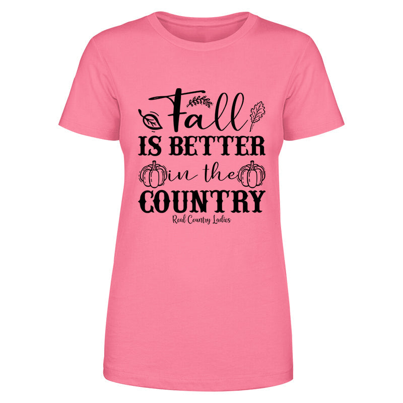 Blowout |  Fall Is Better In The Country Black Print Front Apparel